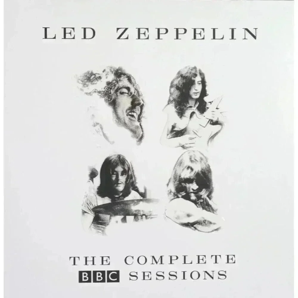 Led Zeppelin COMPLETE BBC SESSIONS Lithograph Promo Poster EMBOSSED 12